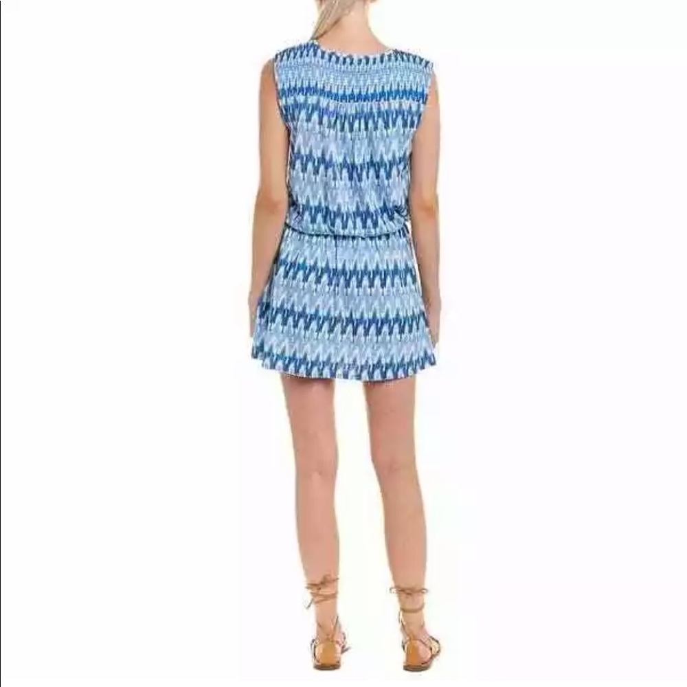 NEW Soft Joie Kurumi Jersey Dress Chevron Smocked - Picture 2 of 8